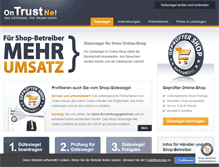 Tablet Screenshot of ontrust.net